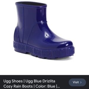 UGG blue rain boot Drizlita